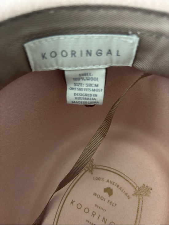 Soft Pink Felt Fedora with Striped Velvet Band main image 4
